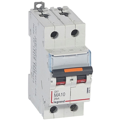 [PTG163.01786] LEGRAND 409870, Disjunctor DX³-2P-230/400V-10A-25kA, Declansator Magnetic, 2M