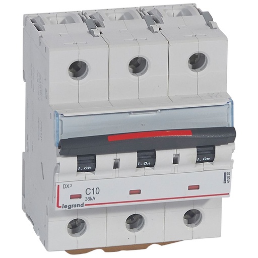 [PTG163.01820] LEGRAND 410021, MCB, DX³, 36 kA, 3P, 400 V, 16 A, Curbă C