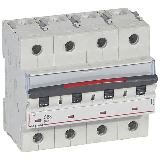 [PTG163.01835] LEGRAND 410040, MCB, DX³, 36 kA, 4P, 400 V, 63 A, Curbă C