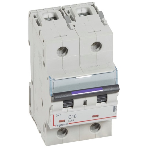 [PTG163.01860] LEGRAND 410148, MCB, DX³, 50 kA, 2P, 230/400 V, 16 A, Curbă C