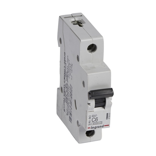 [PTG163.01937] LEGRAND 419661, MCB RX³ 4500, 1P, 230/400 V, 6 A, C Curve