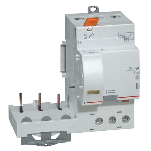 [PTG163.02144] LEGRAND 410471, Bloc diferential, 3P, 400 V, 40 A, 30 mA, tip AC, pentru 1 modul DX³