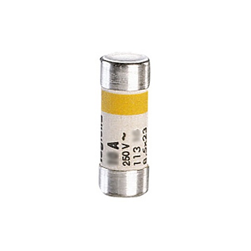 [PTG047.00013] LEGRAND 011306, Domestic Cylindrical Fuse Cartridge, 8.5 × 23 mm, without Indicator, 6 A