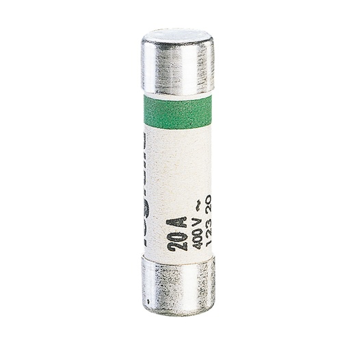 [PTG047.00024] LEGRAND 012320, Domestic Cylindrical Fuse Cartridge, 8.5 × 31.5 mm, 20 A, without Indicator