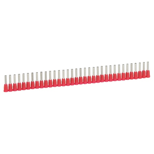[PTG004.00014] LEGRAND 037663, Ferrules In Strips Starfix, Cross Section 1 mm², Red