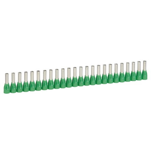 [PTG004.00018] LEGRAND 037668, Ferrules In Strips Starfix, Cross Section 6 mm², Green
