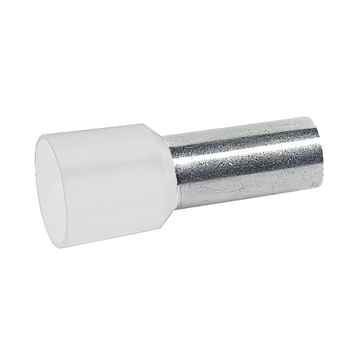 [PTG004.00022] LEGRAND 037672, Camăși Terminale Starfix, Simple Individuale, Secțiune 16 mm², Alb, Scurt