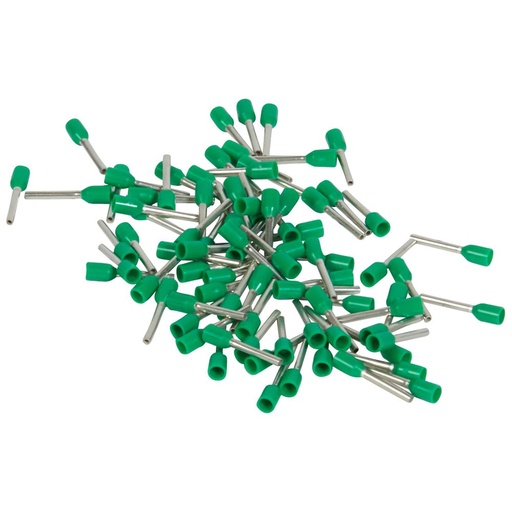 [PTG004.00030] LEGRAND 037760, Camăși Terminale Starfix, Simple Individuale, Secțiune 0.34 mm², Verde