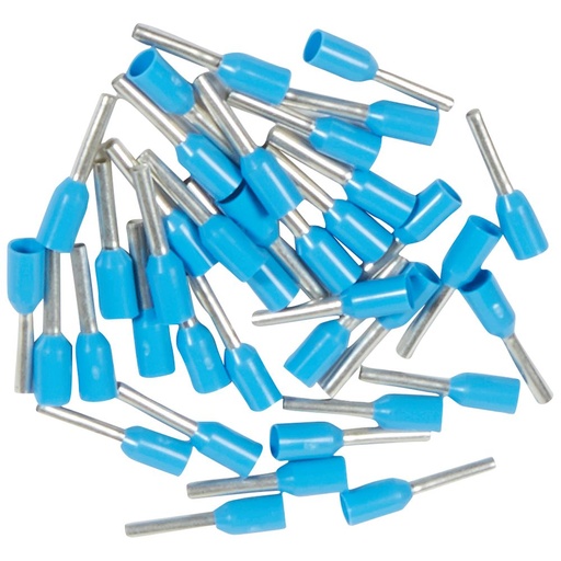 [PTG004.00032] LEGRAND 037762, Camăși Terminale Starfix, Simple Individuale, Secțiune 0.75 mm², Albastru