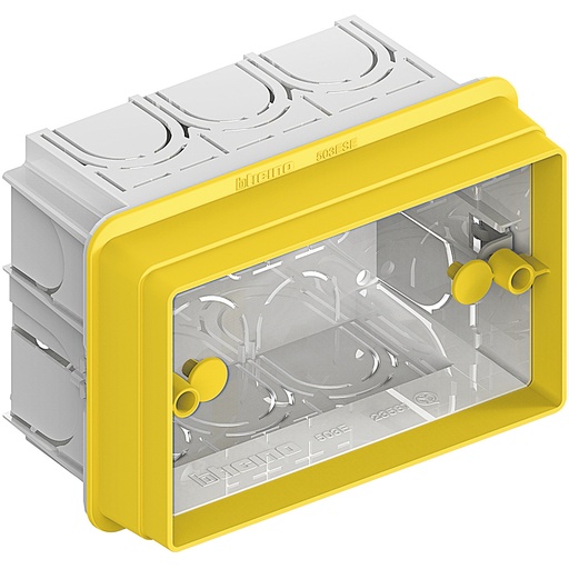 [PTG045.00080] BTICINO 504ESE, Flush Mount Box Extension, 4 Gang
