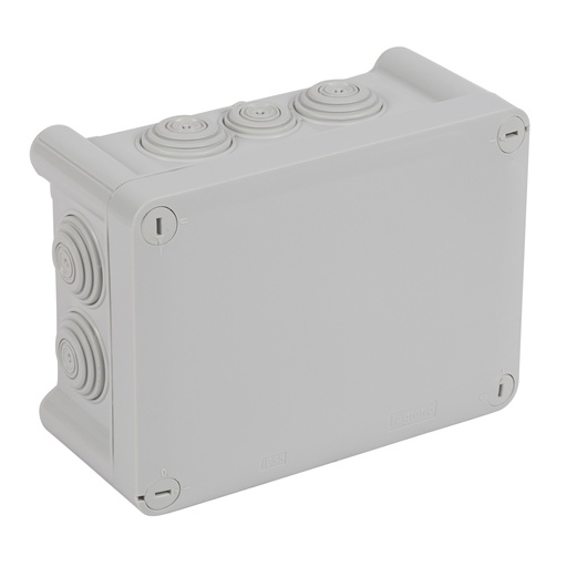 [PTG018.00319] LEGRAND 092166, Plexo Junction Box 155×110×80 mm, 10 Connectors, IP55/IK07