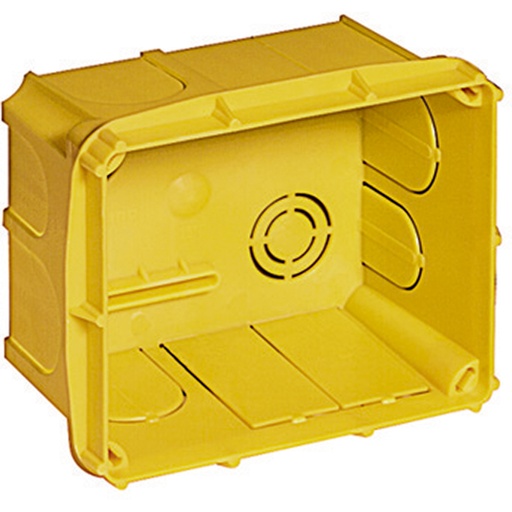 [PTG018.00357] BTICINO 16203, Doză de derivare încastrată, 113×91×69 mm, Cu capac și șuruburi