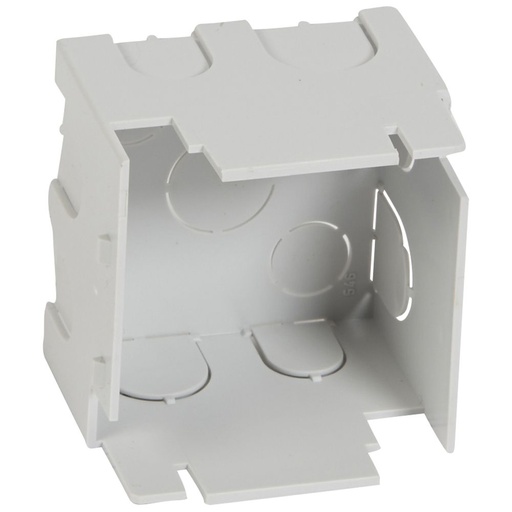 [PTG018.00422] LEGRAND 080011, Casetă de izolare pentru pereți subțiri, 2 module, Pentru ref. 802 91/95