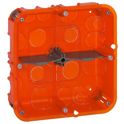 [PTG018.00433] LEGRAND 080124, Universal Device Box, 2×2 Gangs or 2×4/5 Modules, 50 mm Depth, Flush Mounting