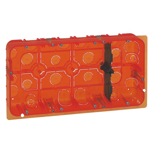 [PTG018.00435] LEGRAND 080128, Doză aparataj universală, 2×10 module, Adâncime 50 mm, Montaj îngropat