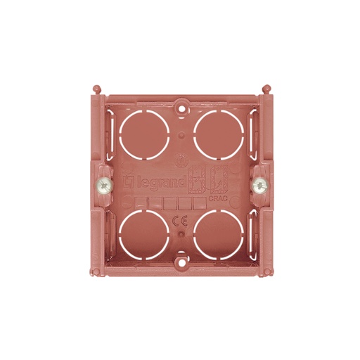 [PTG018.00437] BTICINO 080141, Doză Batibox pentru montaj îngropat, 1 post, Adâncime 40 mm, Pentru zidărie
