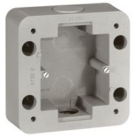 [PTG018.00542] LEGRAND 077890, Doză montaj aparent Soliroc, 1 post, 110×110×45 mm