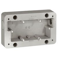 [PTG018.00543] LEGRAND 077892, Doză montaj aparent Soliroc, 2 posturi, 110×181×45 mm