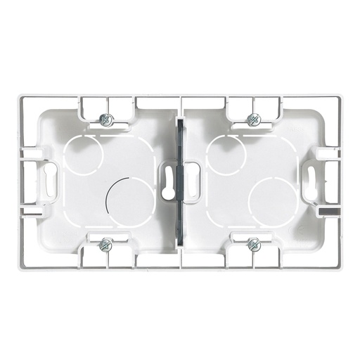 [PTG018.00564] LEGRAND 664799, Doză cu montaj aparent Niloé, 2 posturi, Alb