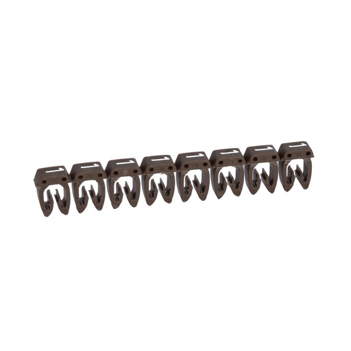 [PTG049.00134] LEGRAND 038211, Cab 3 Marker, for Cross-Section 0.5-1.5 mm², Number 1, Brown