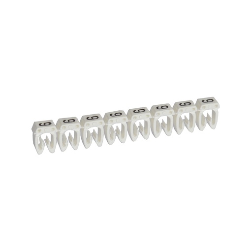 [PTG049.00152] LEGRAND 038229, Cab 3 Marker, for Cross-Section 1.5-2.5 mm², Number 9, White