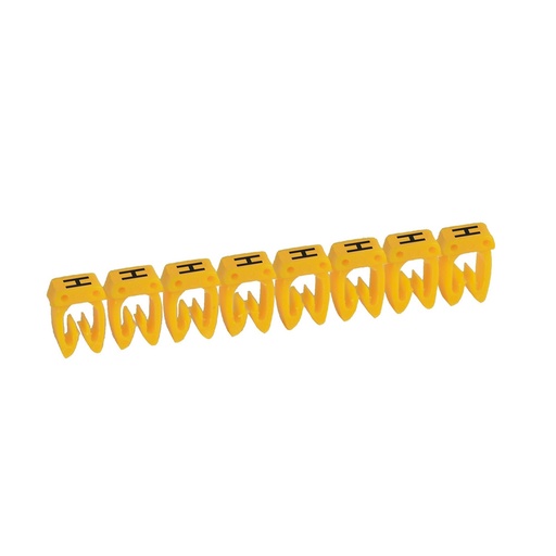 [PTG049.00191] LEGRAND 038307, Cab 3 Marker, for Cross-Section 0.5-1.5 mm², Letter “H”