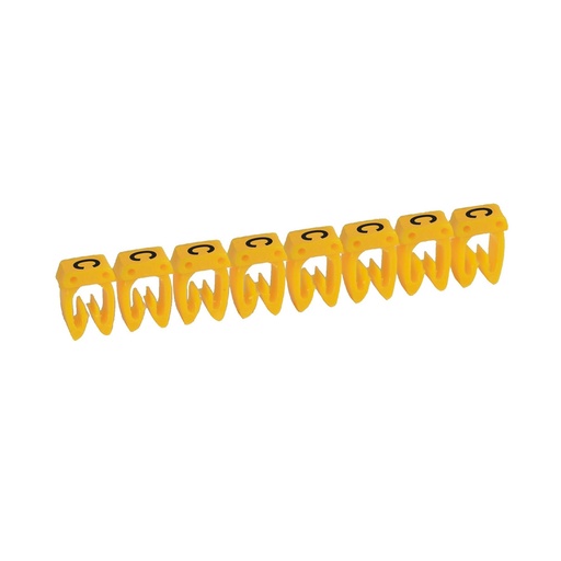 [PTG049.00252] LEGRAND 038332, Cab 3 Marker, for Cross-Section 1.5-2.5 mm², Letter “C”