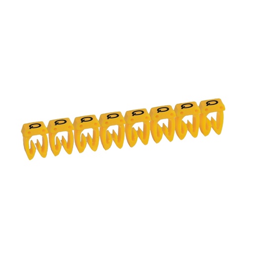 [PTG049.00266] LEGRAND 038346, Cab 3 Marker, for Cross-Section 1.5-2.5 mm², Letter “Q”