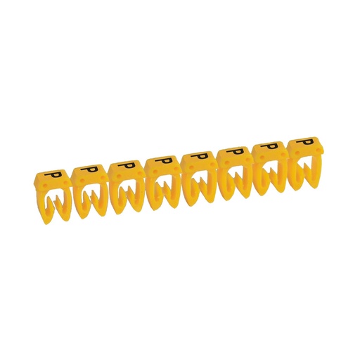 [PTG049.00291] LEGRAND 038375, Cab 3 Marker, for Cross-Section 4-6 mm², Letter “P”