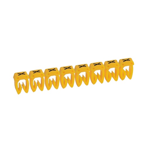 [PTG049.00299] LEGRAND 038383, Cab 3 Marker, for Cross-Section 4-6 mm², Letter “X”