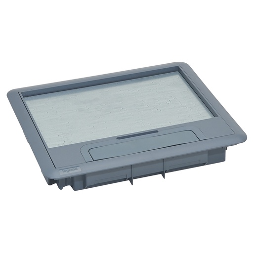 [PTG011.00023] Legrand 088001, Cadru și capac din plastic pentru doză de pardoseală standard, 12/18 module