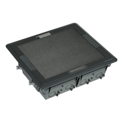 [PTG011.00064] Bticino 150704, Doză de pardoseală - capac rabatabil din inox, 16/20 module