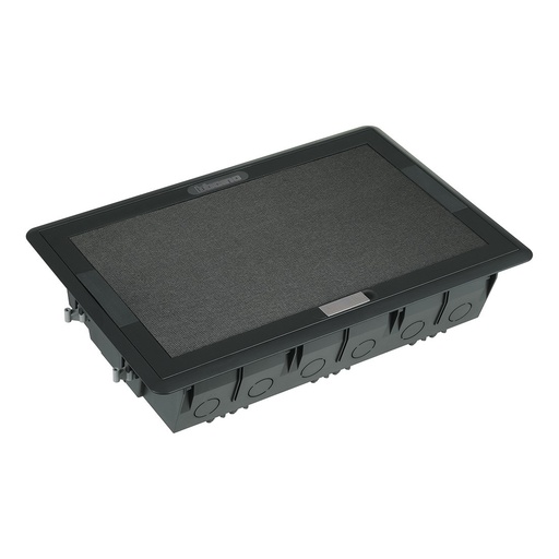 [PTG011.00066] Bticino 150706, Floor Box-Hinged Stainless Steel Lid, 24/30 Modules