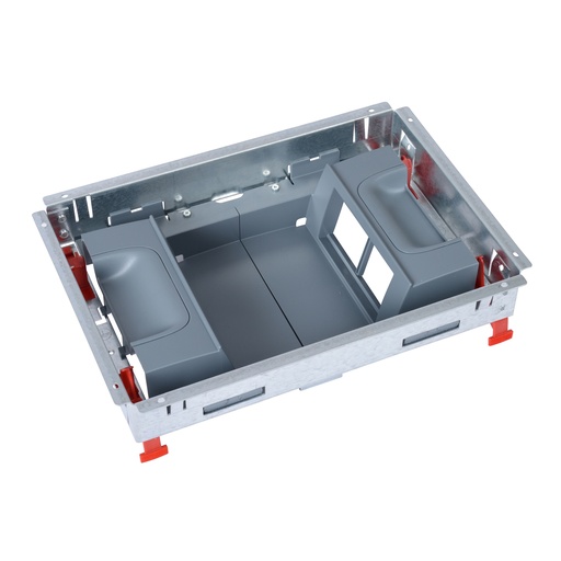 [PTG011.00069] Legrand 088023, Doză de pardoseală standard, Configurație 2 × 4 module, Suport vertical