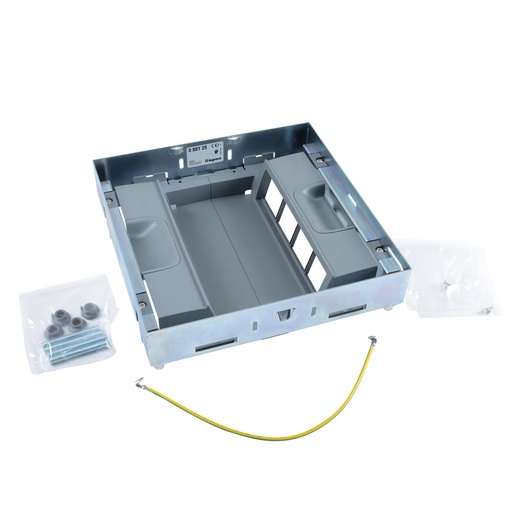 [PTG011.00089] Legrand 088125, Doză de pardoseală metalică tip avansat, 16 module, Suport aparataj vertical