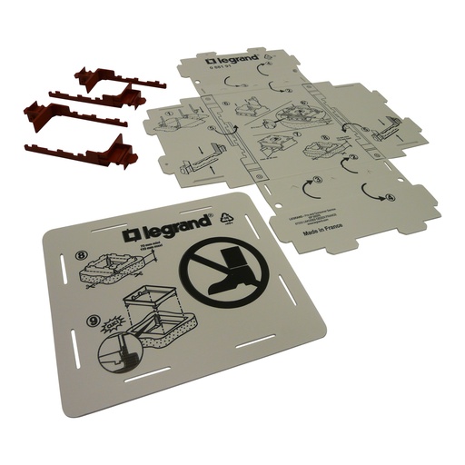 [PTG011.00114] LEGRAND 088191, Renovation Support Box for Universal Floor Box, 12/18 Modules