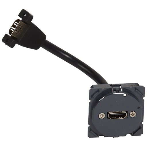 [PTG031.00083] LEGRAND 067377, Mufă audio-video HDMI tip A Céliane, Preconectată