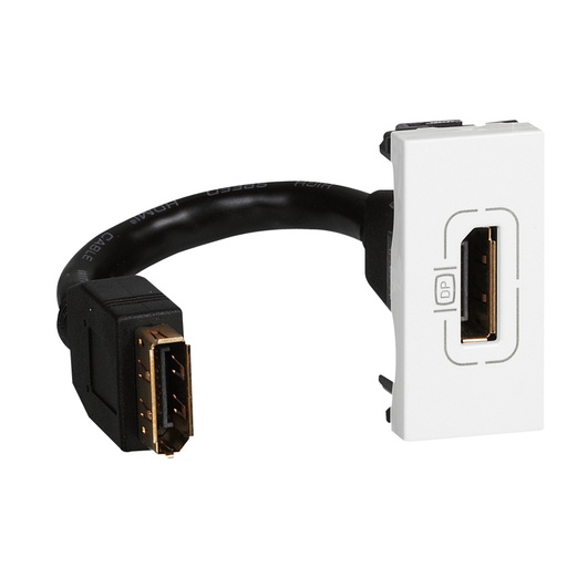 [PTG031.00103] LEGRAND 078791, Video Port Connector, Pre-Wired, 1 Module, White