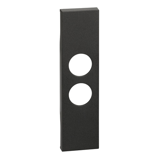 [PTG031.00121] BTICINO KG09, L.Now TV-Sat Socket Cover Plate, 1 Module, Black
