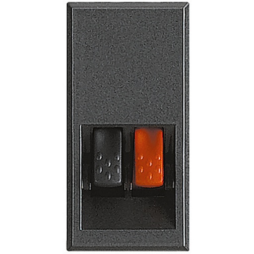 [PTG031.00132] BTICINO HS4294, Conector audio-video pentru difuzor Axolute, Antracit, 1 modul