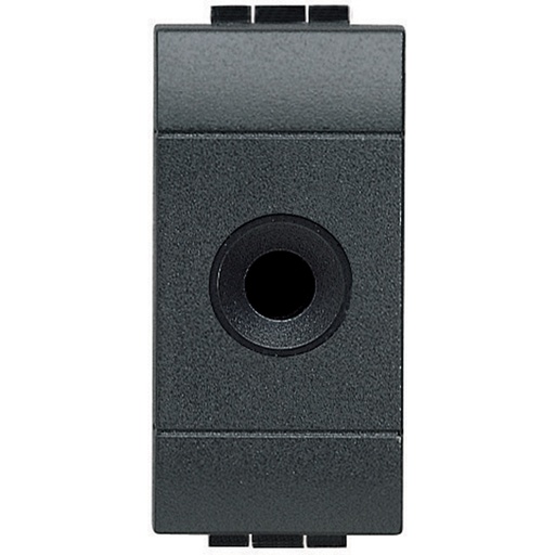 [PTG031.00135] BTICINO L4391, Întrerupător cu mufă Jack Living Light, 2P, 32A, 250V, 1 modul, Antracit
