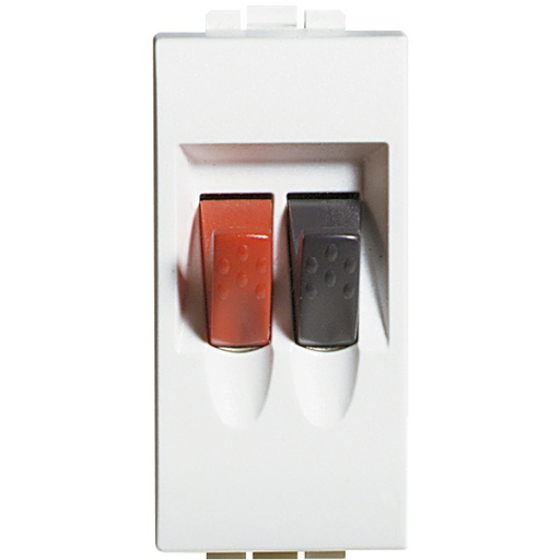[PTG031.00137] BTICINO N4294, Conector audio-video pentru difuzor Living Light, Alb, 1 modul