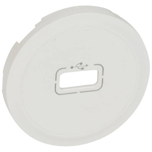 [PTG013.02162] LEGRAND 068253, USB Socket Cover, White