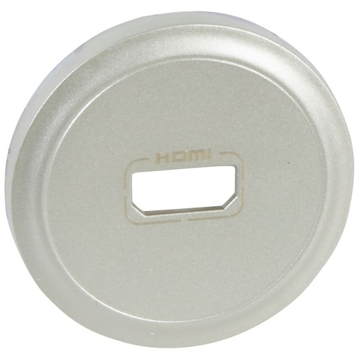 [PTG013.02190] LEGRAND 068516, AV HDMI Cover Plate, Titanium