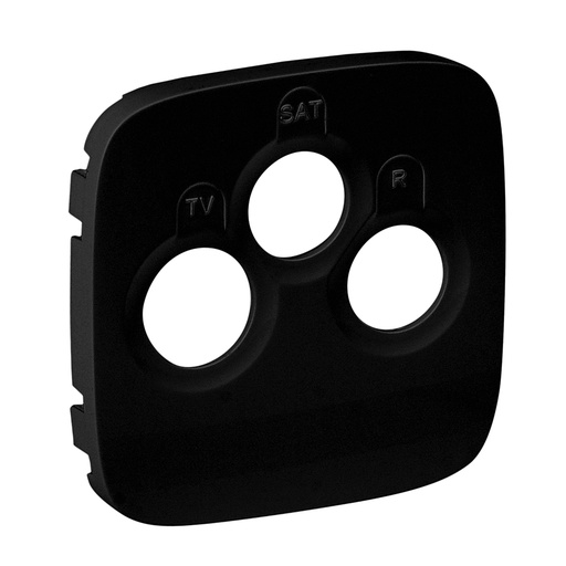 [PTG013.02236] LEGRAND 754798, TV-Radio-SAT Socket Cover Valena Allure, Black