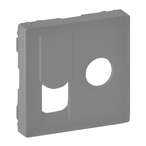 [PTG013.02248] LEGRAND 754832, Capac priză TV 0-2400 MHz + RJ45 Cat.6 UTP Valena Life, Aluminiu