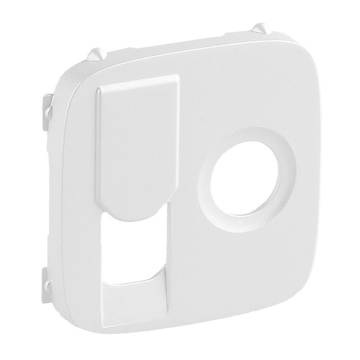 [PTG013.02253] LEGRAND 754839, TV Socket 0-2400 MHz + RJ45 Cat.6 UTP Cover Valena Allure, Pearl