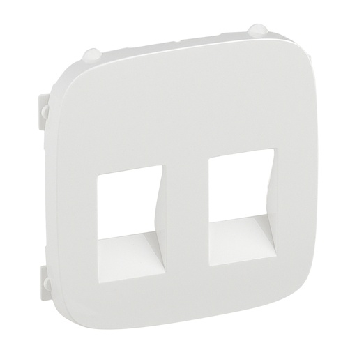 [PTG013.02257] LEGRAND 755375, Double Loudspeaker Socket Cover Valena Allure, White