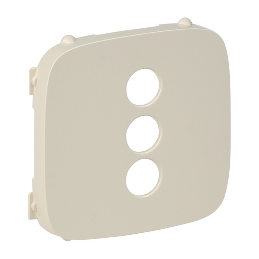 [PTG013.02297] LEGRAND 754726, Triple RCA Socket Cover Valena Allure, Ivory
