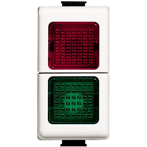 [PTG032.00695] BTICINO AM5064V, Matix, Lamp Holder Red/Green